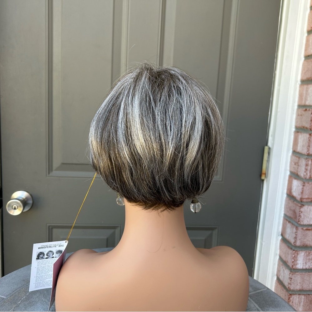 Paula Young A4352 Yvonne Brown Grey Wig Color - Picture 3 of 9